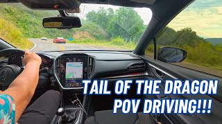 2023 VB WRX Chasing Down ZL1 1LE & Supra On The Tail Of The Dragon! - 4k POV Driving - No Talking