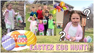 🐣🐰HUGE EASTER EGG HUNT🥚 w/cousins! | KuzKidz TV