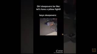 Boy’s sleepover MEMES #Shorts