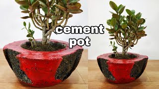 How to make amazing cement pot