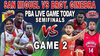 BRGY. GINEBRA vs SAN MIGUEL BEERMEN! Game 2 Semifinals - PBA Live Full Game Today - October 11, 2024