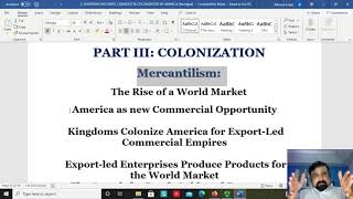 European Discovery, Conquest, and Colonization of America Session 3