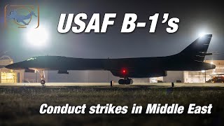 U.S. Air Force conduct retaliation strikes in the Middle East.