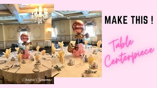 Make this  Balloon Table Centerpiece | Balloon Tutorial |Birthday Party Decorations