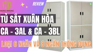 Quy trình hướng dẫn lắp đặt tủ sắt Xuân Hòa | 6 cánh CA - 3AL và  4 Cánh CA - 3BL