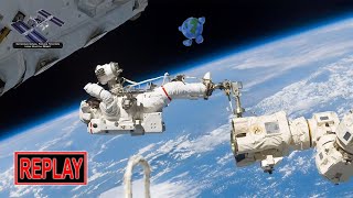 REPLAY: US Spacewalk 81 to prepare for new solar array on ISS! (15 Nov 2022)