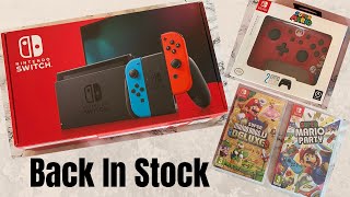 Nintendo Switch | Back In Stock | Unboxing With My 3 Year Old