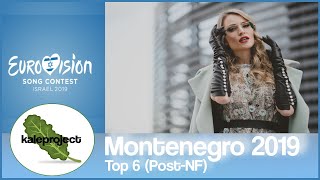 Montenegro ESC Selection (Montevizija) 2019 Top 5 With Comments (After Show)