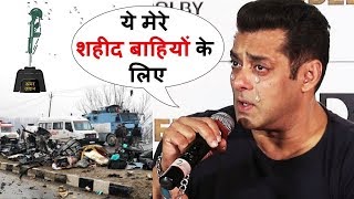 EMOTIONAL Salman Khan Donates HUGE Amount To Families Of Martyrs Of Pulwama Tragedy