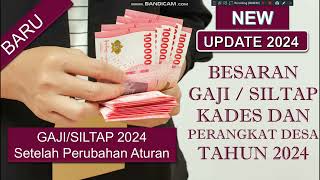 Info Terbaru!! Besaran Gaji/Siltap Kades dan Perangkat Desa Tahun 2024