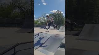 double whip transfer on scooter #shorts