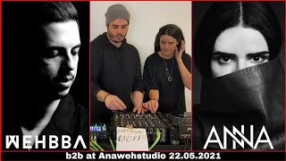 ANNA b2b Wehbba - live- livestream at Anawehstudio for AWAKENINGS 22.05.2021,videoset