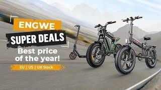 Holiday Sale on ENGWE X26 Electric Bike! Best Price of the Year!