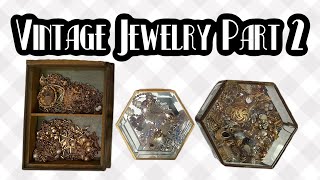 Vintage Jewelry Part 2 (Necklaces, Earrings, Dress, and sneak peek)