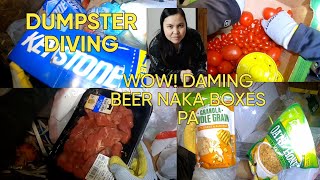 PINAYTEXAN/DUMPSTER DIVING/ WOW! DAMING TINAPON NA BEER NAKA BOXES PA