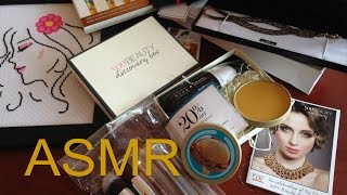 ASMR | gimtadienio dovanos ir mano pirmoji beauty box