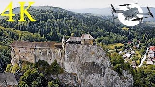 Оравский замок с квадрокоптера в 4К. Словакия / Orava Castle Drone 4K. Slovakia