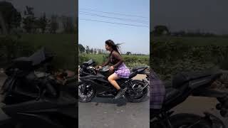 Princi sanju 99 || Instagram girl bike rider || girl bike riding || r15 bike lovers 🥰 || girl r15