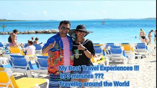 My Best Travel Experiences in 3 Minutes??? || USA || India || Bali -Travelling Around the World