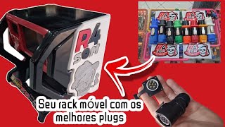 Rack Móvel com os melhores conectores - Speakon - Plugs