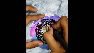 Mandala art 😋😶‍🌫️🎨 ##mandala#art#circle#easy#ytshorts#shorts#mini @YouTube #500