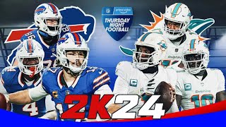 Bills at Dolphins | PCSX2 | NFL 2K25 | New Rosters Out Now !