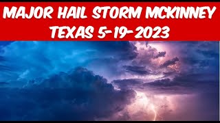 North Texas City Of McKinney TX  Got Hit By Major Hailstorm #hailstorm #hailstorms #haildamage #hail