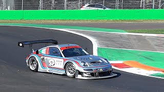 My Favourite Trackday BEAST - Porsche 997 GT2 RSR Biturbo Action and Sound in Monza