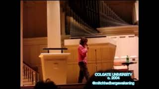 MITCH HEDBERG - circa 2004 - Stand Up Comedy @ COLGATE UNIVERSITY - Mitch Hedberg Comedy Awakening