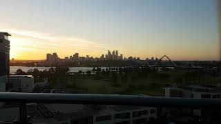 1 January, 2020. Perth sunset (hyperlapse).