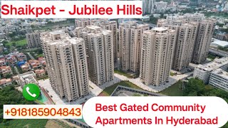 Best Gated Community Apartments In Hyderabad | Flats for sale in Shaikpet Hyderabad