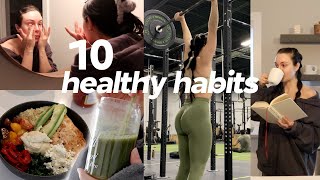 10 *non-negotiable* daily habits for wellness, gut health, mental health, skin etc. VLOG