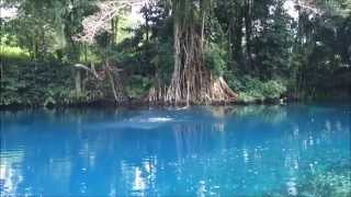 Apnées dans le Blue hole de Matevulu pour deux sepious au Vanuatu