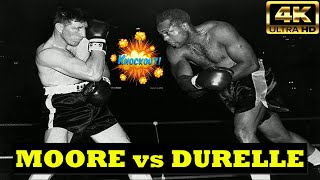 Archie Moore (USA) vs Yvon Durelle (Canada) | KNOCKOUT Fight | 4K Ultra HD