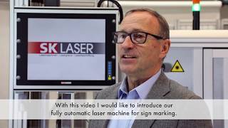 SK LASER SIGN MARKING SYSTEM INDUSTRY 4.0