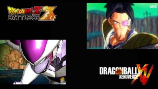 Comparation Dragon Ball Z Battle of Xenoverse and movie scenes