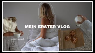 ERSTER VLOG, MORGEN ROUTINE & KANELBULLAR | VLOG 01