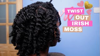 HOW TO TWIST OUT ft. Irish Moss || MyCrownOfCurls