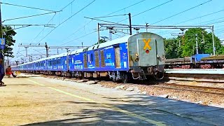 X sign train last guards coach unseen view at Sonipat