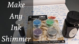 How To Make DIY Shimmer Fountain Pen Ink