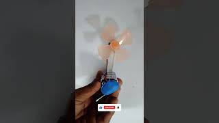 How To Make At Home DC #motor Se Fan Kaise #Banaen 🤔 | #shorts #experiment #dc