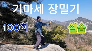 183. 기마세에서 장 밀기 100회 ㅣ양생형 ㅣ국선기공 ㅣ기초동작 ㅣ기마자세 ㅣKouksundo ㅣKi gongㅣQi gongㅣBasic movementㅣBasic class