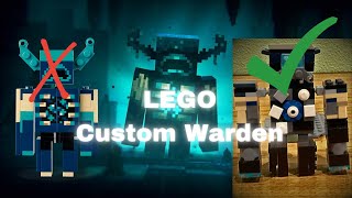 I Built My OWN Custom LEGO Warden From Minecraft!