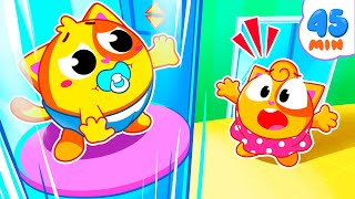 Baby! Don't Jump in Elevators! | Safety Rules for Kids | Baby Songs & Nursery Rhymes by Toddler Zoo