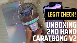 Unboxing my pre-owned Caratbong V2! #legitcheck #seventeen #caratbongv2 #carat