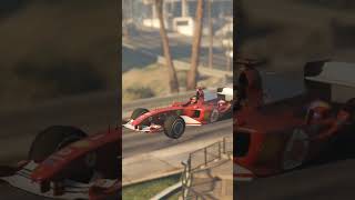 GTA V: Stunt Jump with F1 Car Ferrari