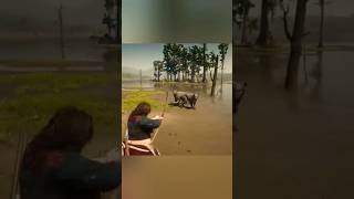 ATTACKED BY JAGUAR! Red Dead Redemption 2  - Crazy Jaguar attack on water #game #viral #shorts