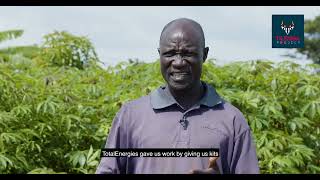 Seremosa a Tilenga Project Affected Person who has benefited through cassava farming