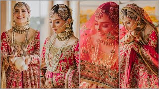 Famous Actress Ayeza Khan | Latest Bridal Photoshoot | CelebDrama TV