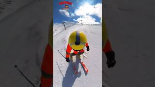 DBL- Early Edging to reduce your speed #shorts #insta360 #carvingskills